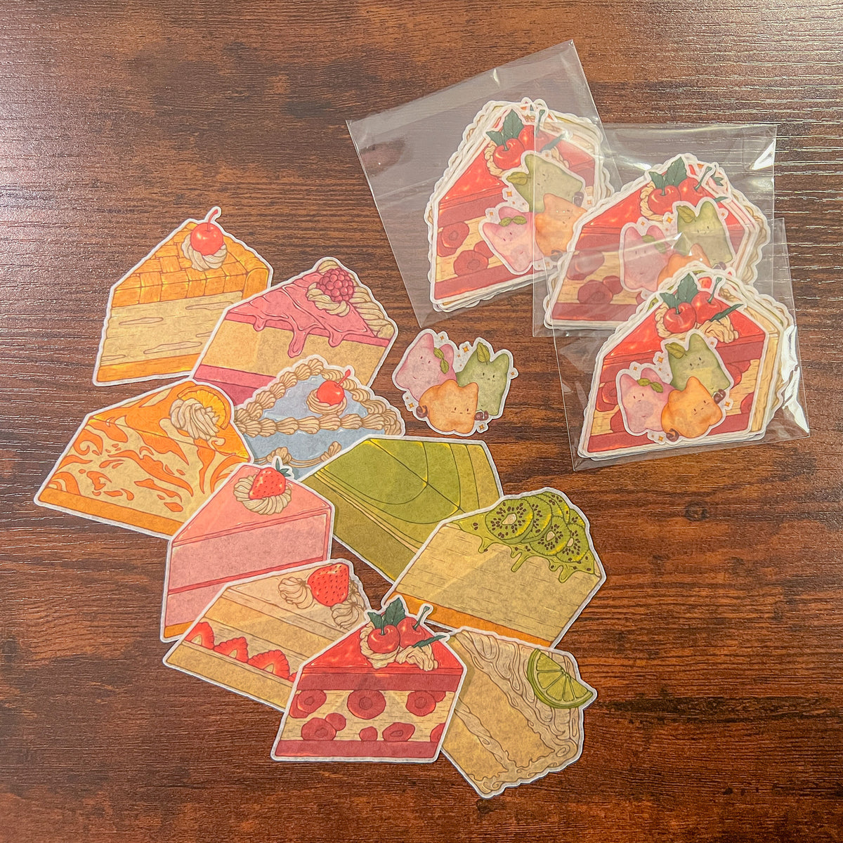 Cake Slice Washi Stickers