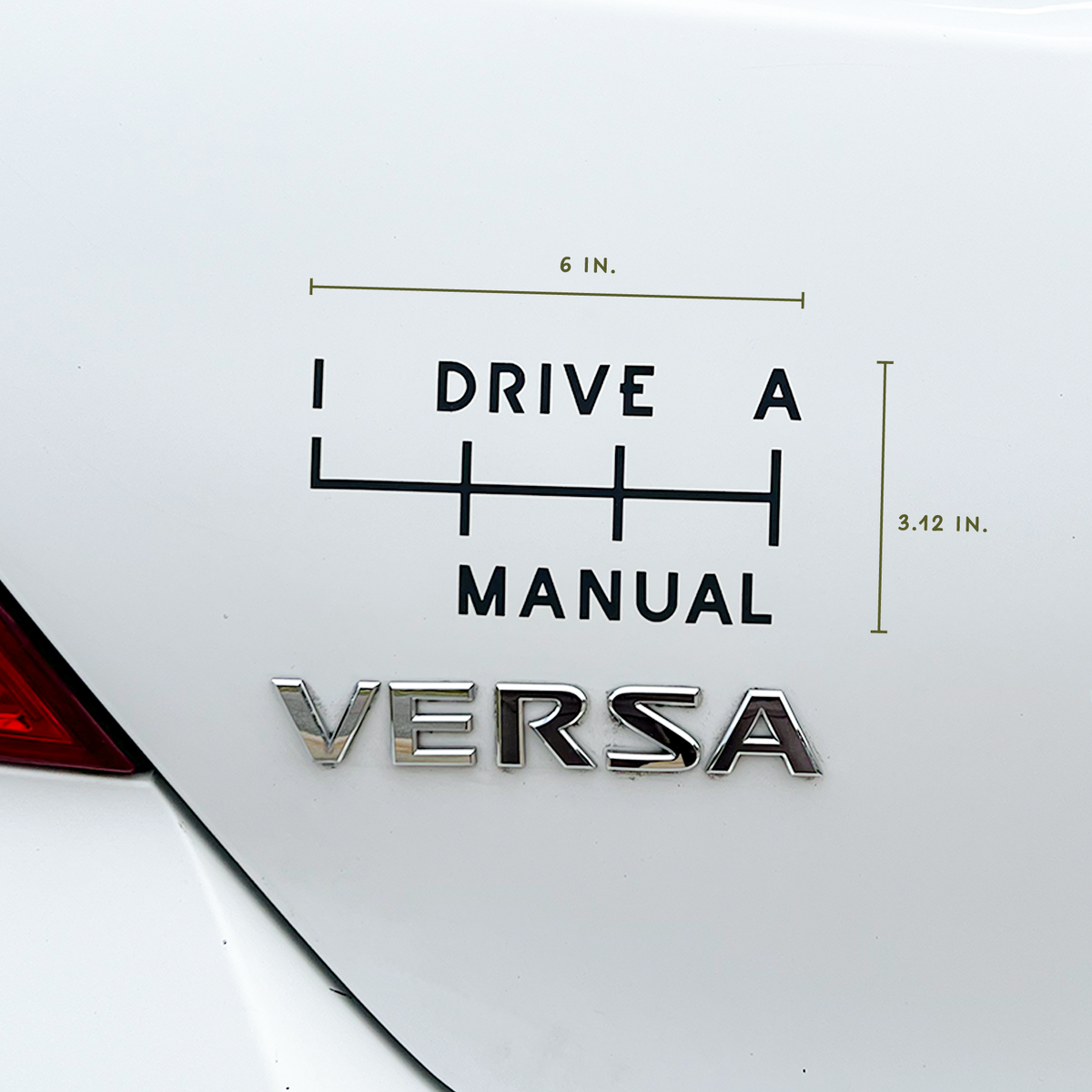 Manual Car Bumper Stickers