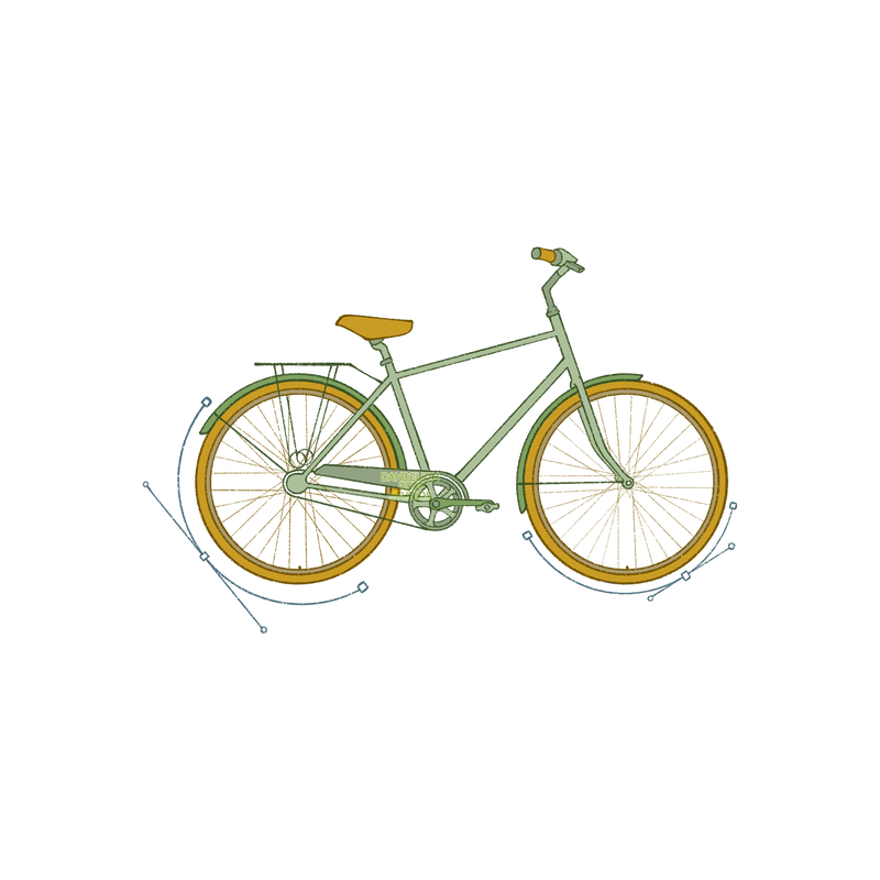 Bicicyle ilustration