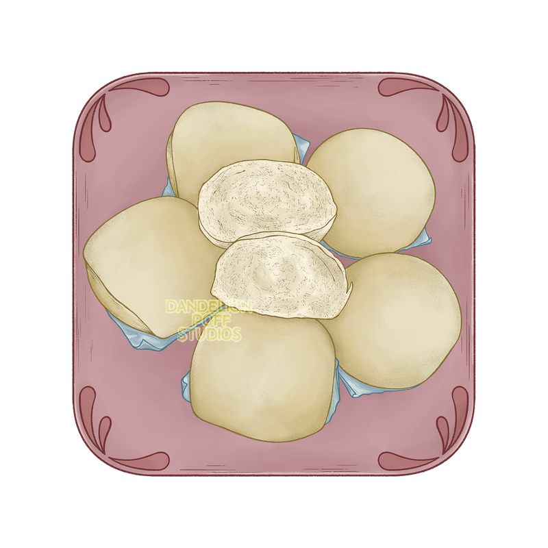 Steamed bun illustration