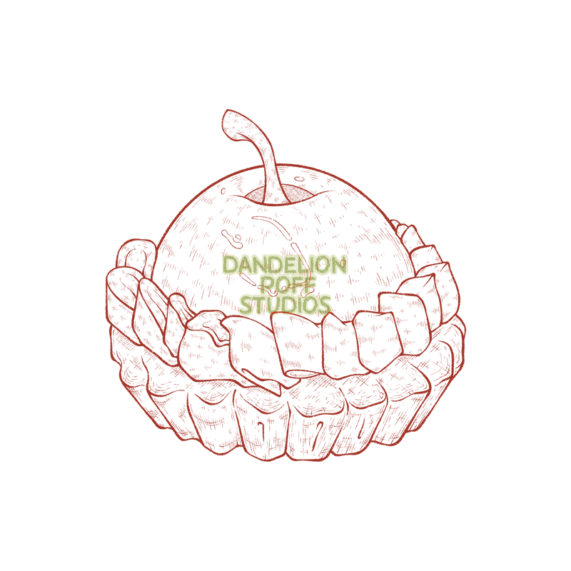 Planete pomme illustration