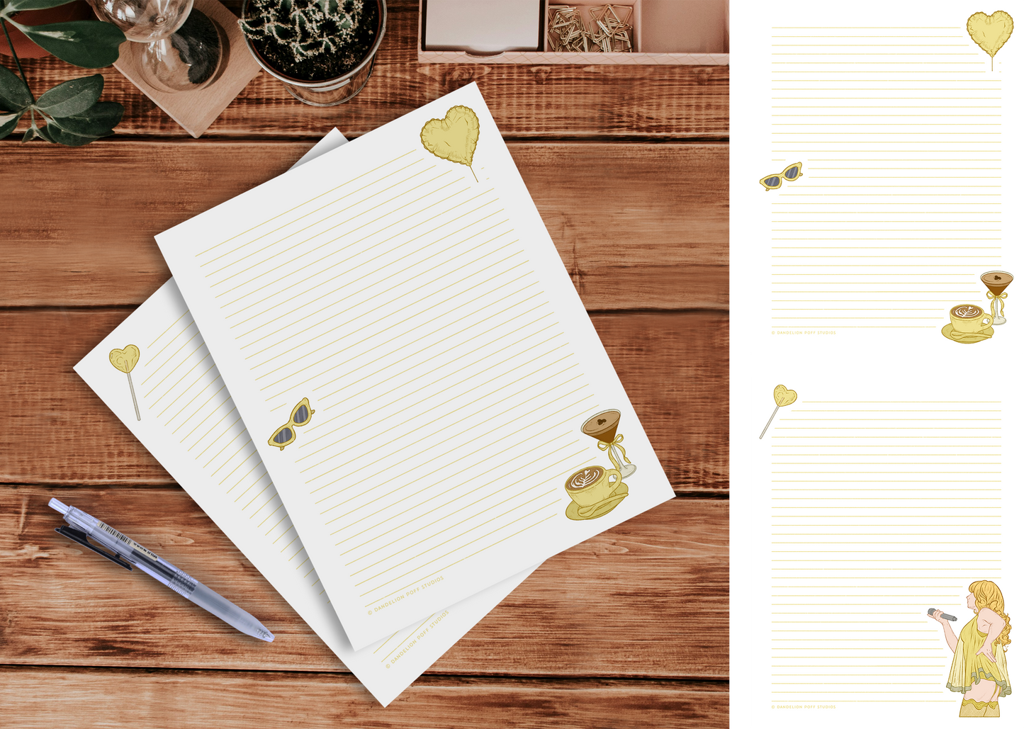 Sabrina Carpenter Themed Stationery