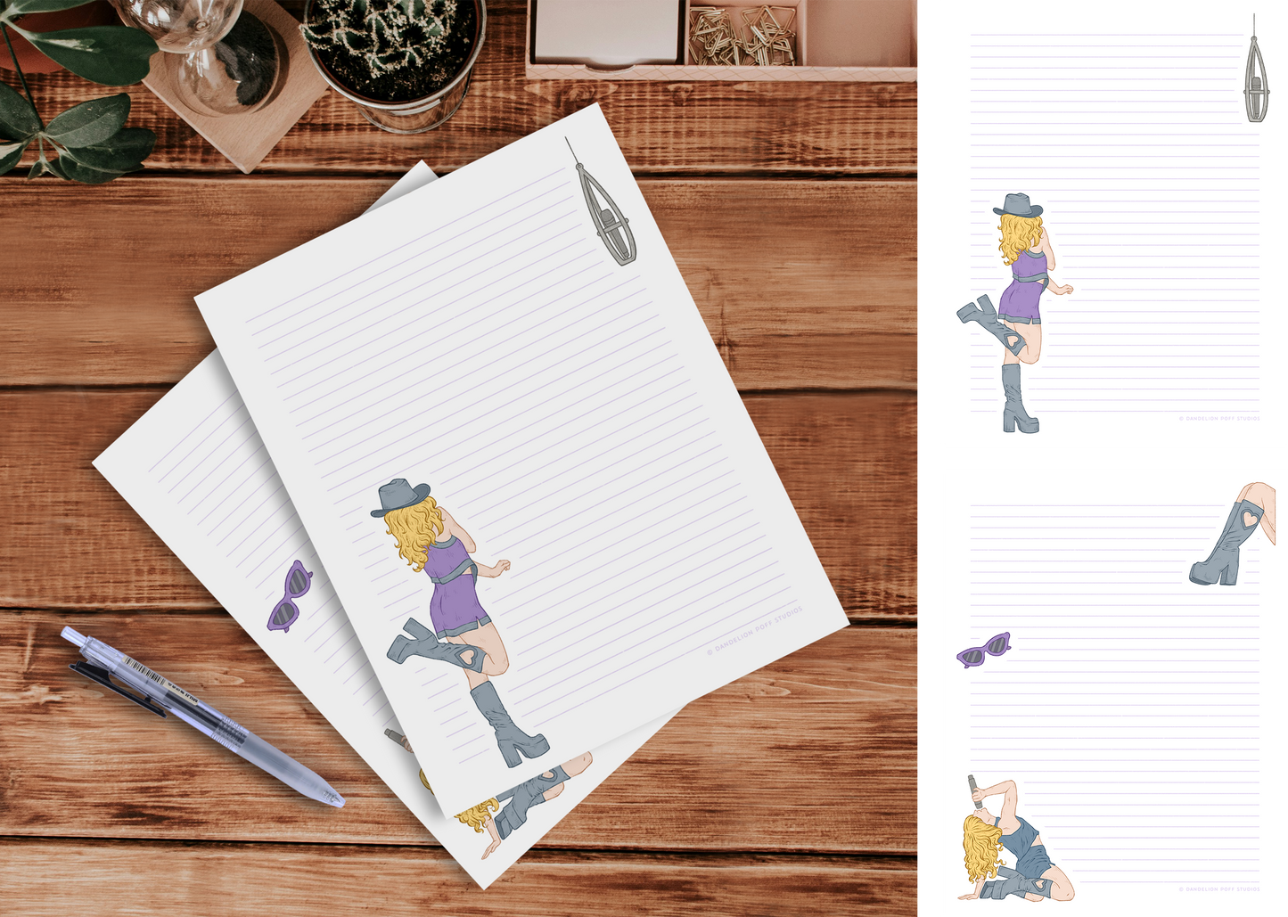 Sabrina Carpenter Themed Stationery