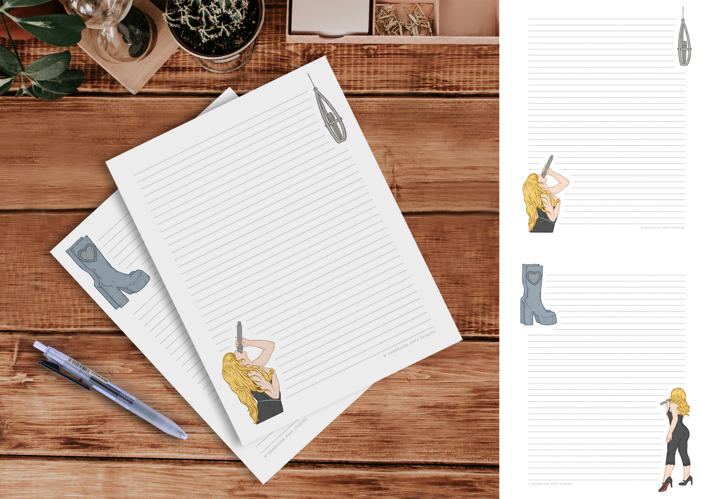 Sabrina Carpenter Themed Stationery