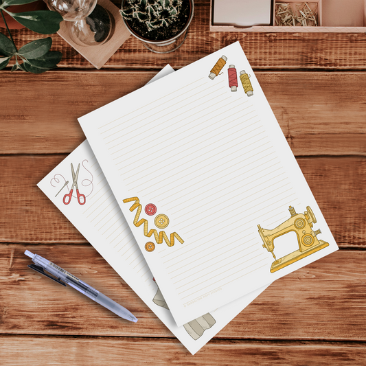 Sewing Themed Stationery