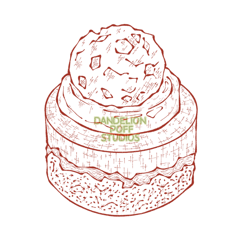 Sao palme petit gateaux illustration